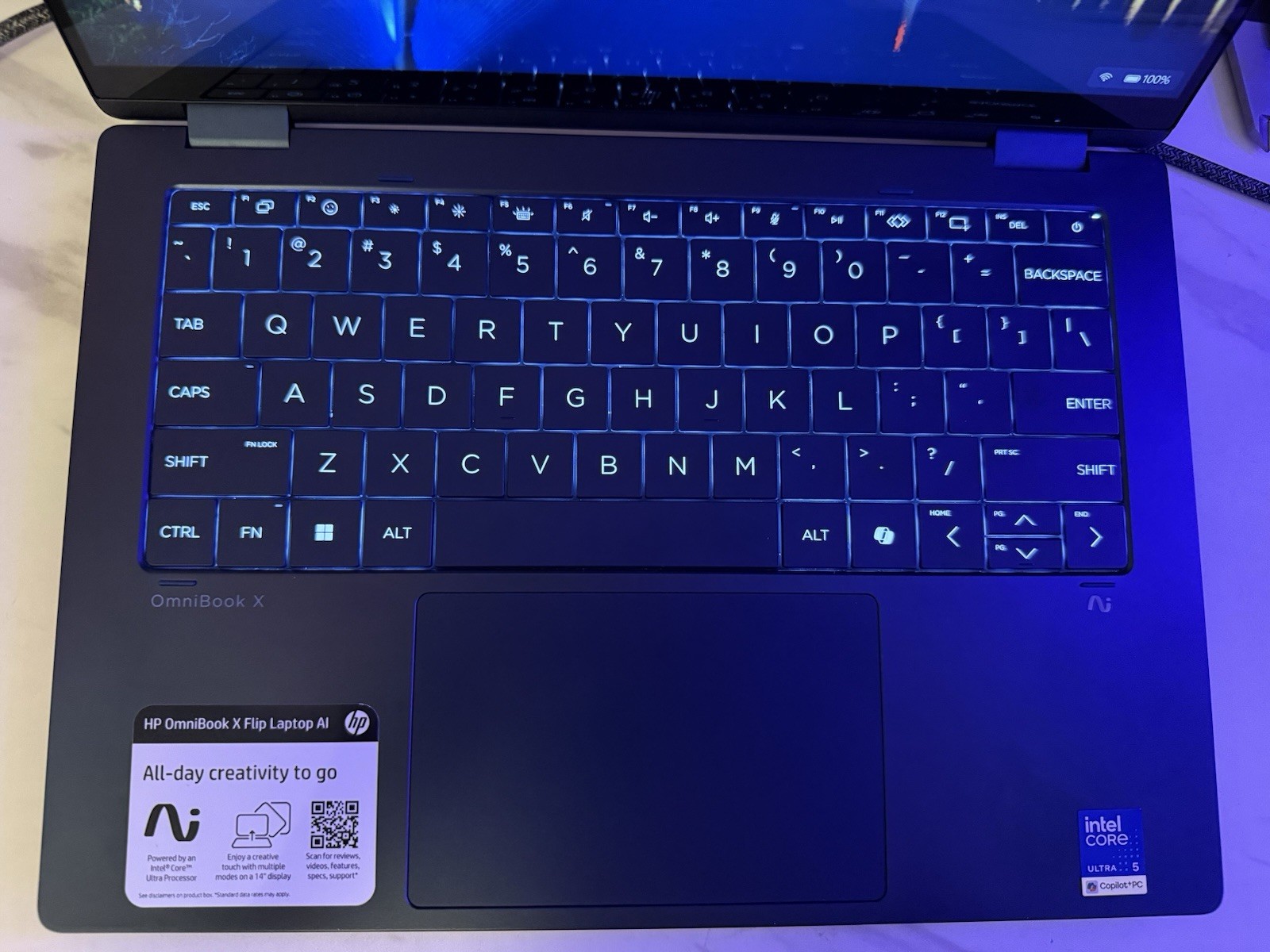 HP – OmniBook X Flip 2-in-1 – 14″ Touchscreen Laptop – Intel Core Ultra 5