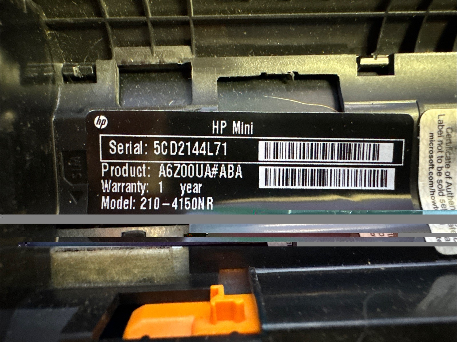 HP Mini Laptop 210 Series For Parts/Repair