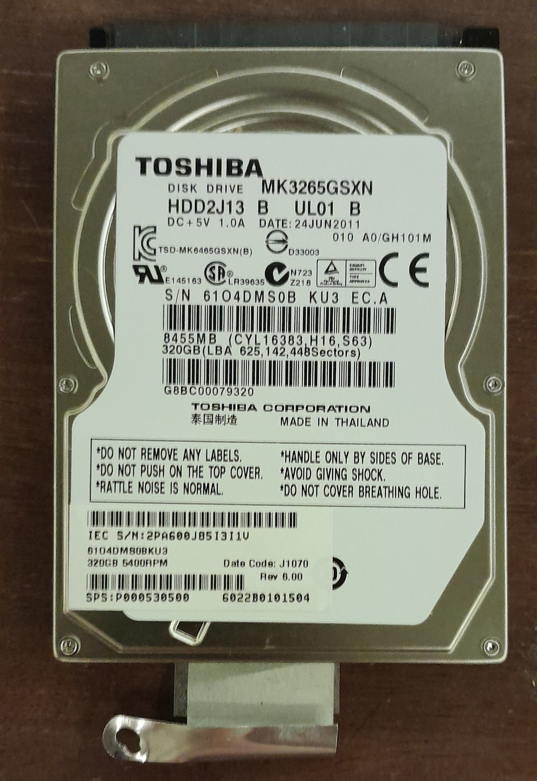 Toshiba Satellite Laptop C55-B5300 CPU 2.16Ghz RAM 4GB 320GB Win 11 Pro HDMI 2K