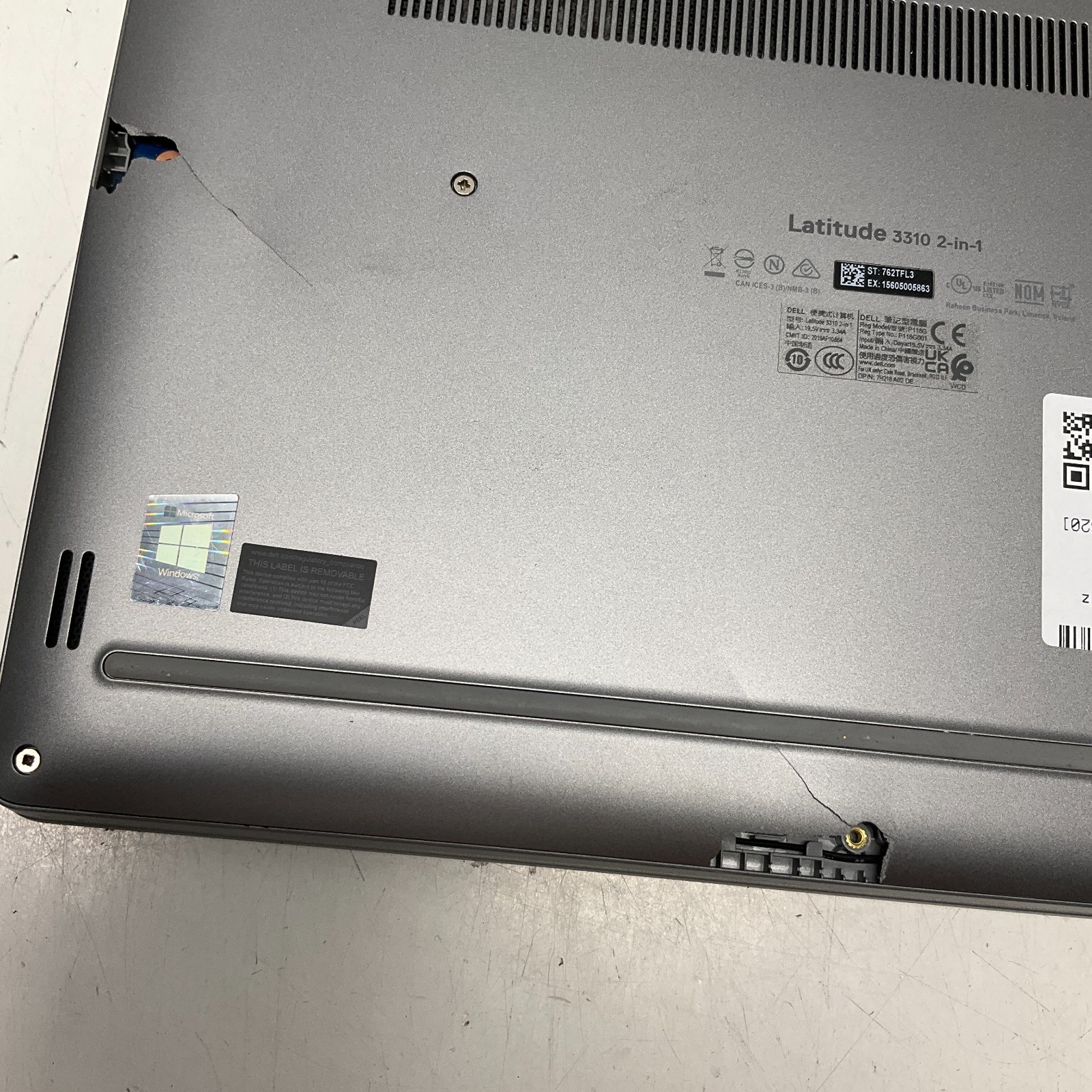 Dell Latitude 3310 2-in-1 Intel i5-8265U 1.60GHz 4GB RAM 256GB SSD Win 11 READ