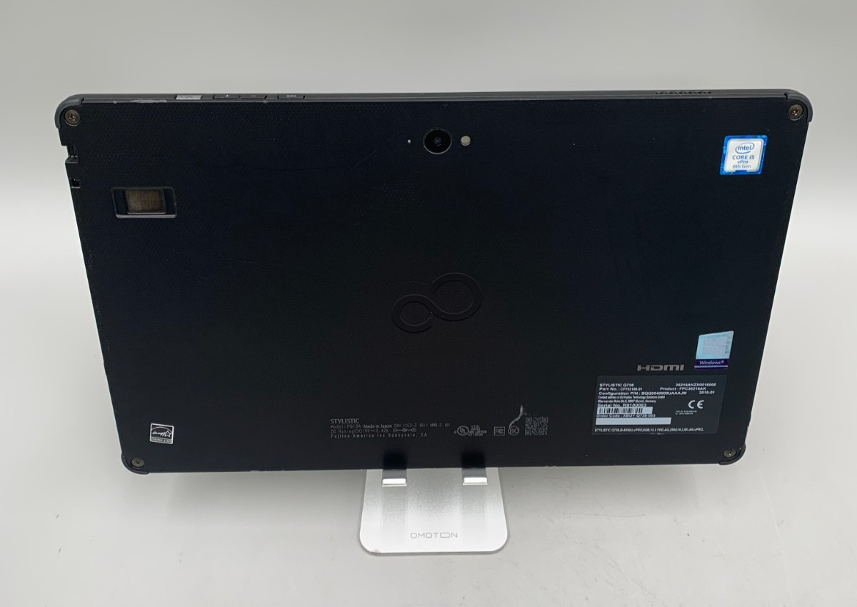 Fujitsu Stylistic Q738 i5-8350U 1.7GHz 256GB SSD 8GB DDR3 Black laptop Fair/Read