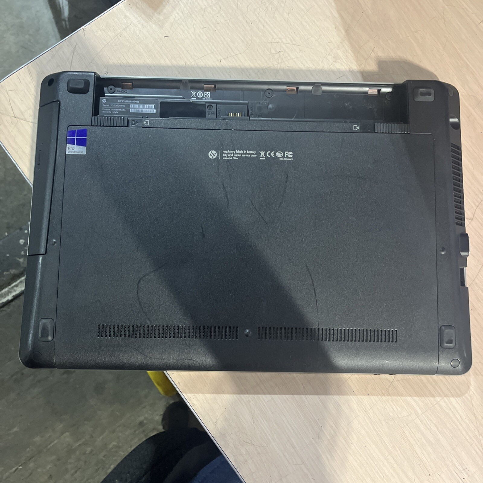 HP PROBOOK 4540S INTEL CORE I3-3110M 2.40GHZ 4GB RAM NO HD ,