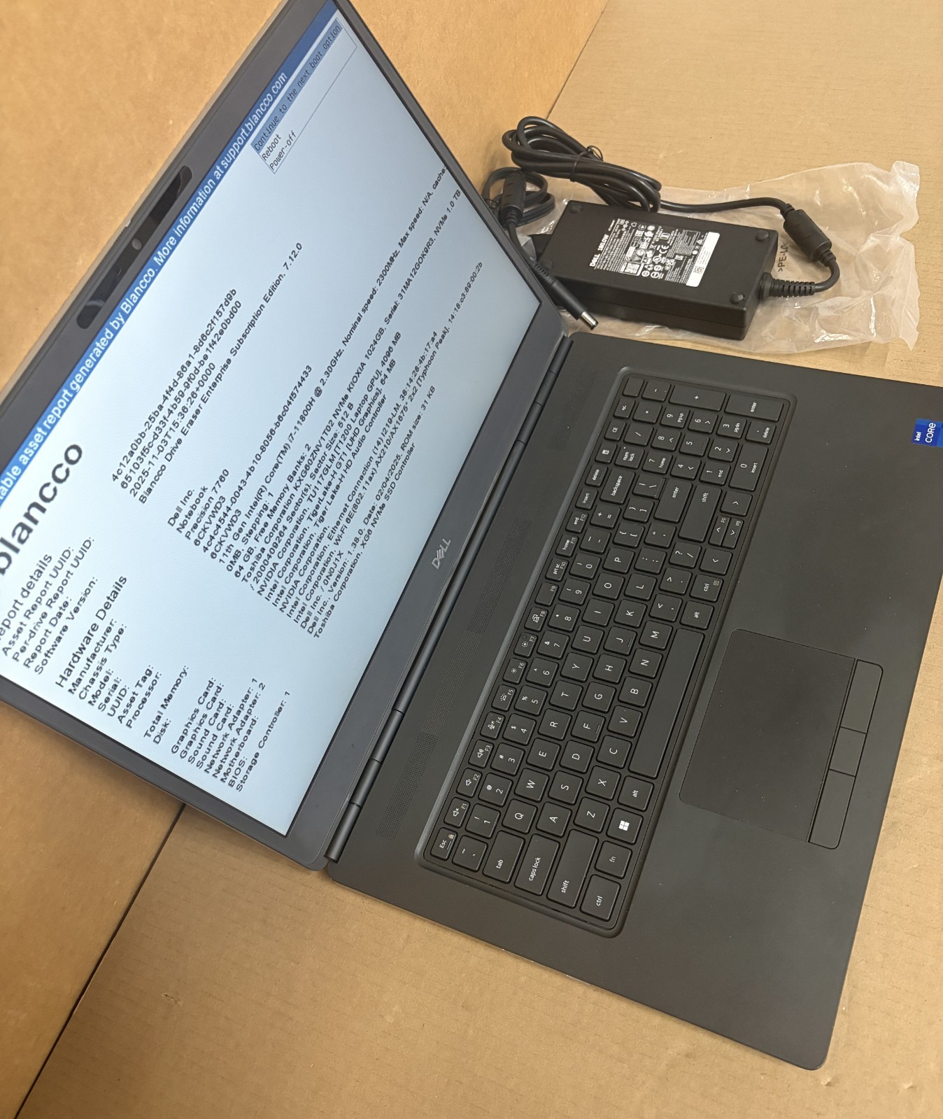 Dell Precision 7760 i7-11800H | 64GB RAM | 1TB SSD | T1200 GPU | ADAPT INC. 2 H