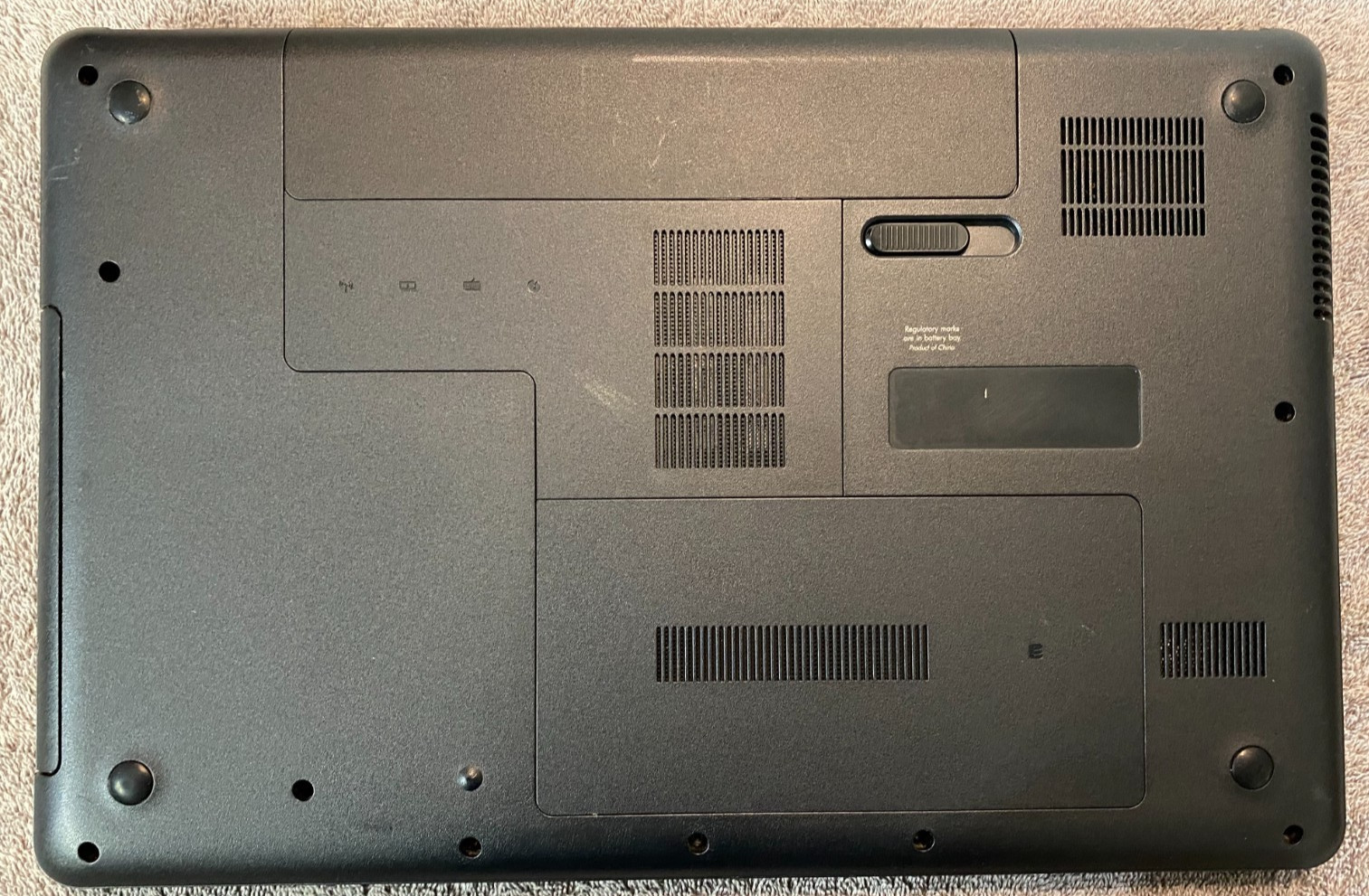 **PARTS ONLY** COMPAQ PRESARIO CQ57 LAPTOP BROKEN SCREEN AMD VISION W/ADAPTER