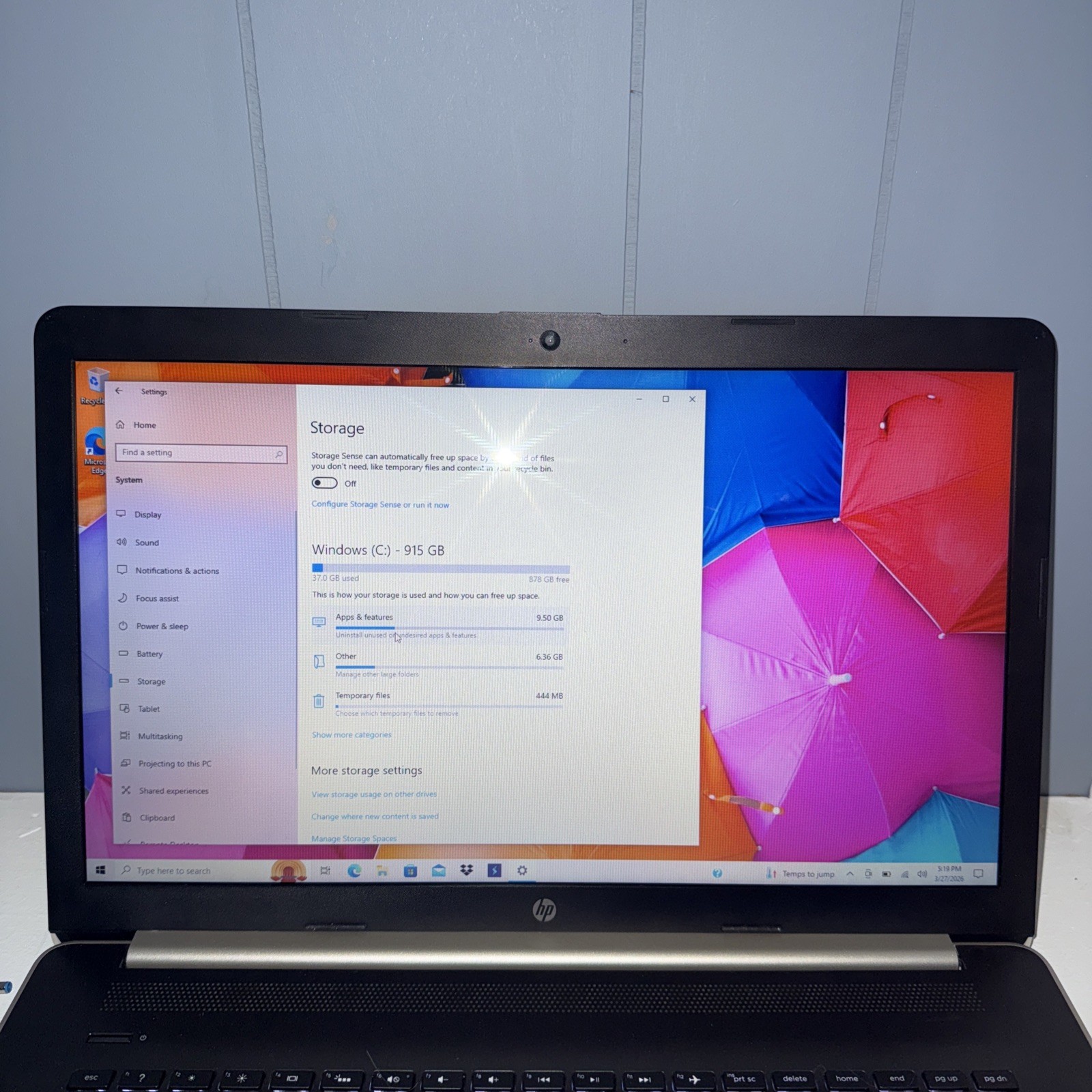 HP (17-BY0063CL) Intel i7-8550u 1.8GHz – 1TB SSD – 8GB RAM – Laptop(Touchscreen)