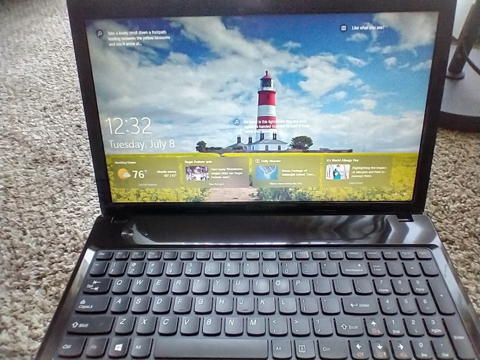 LENOVO G580 INTEL Pentium CPU B980 @ 2.40GHZ / 500GB HDD 4GB DDR Ram