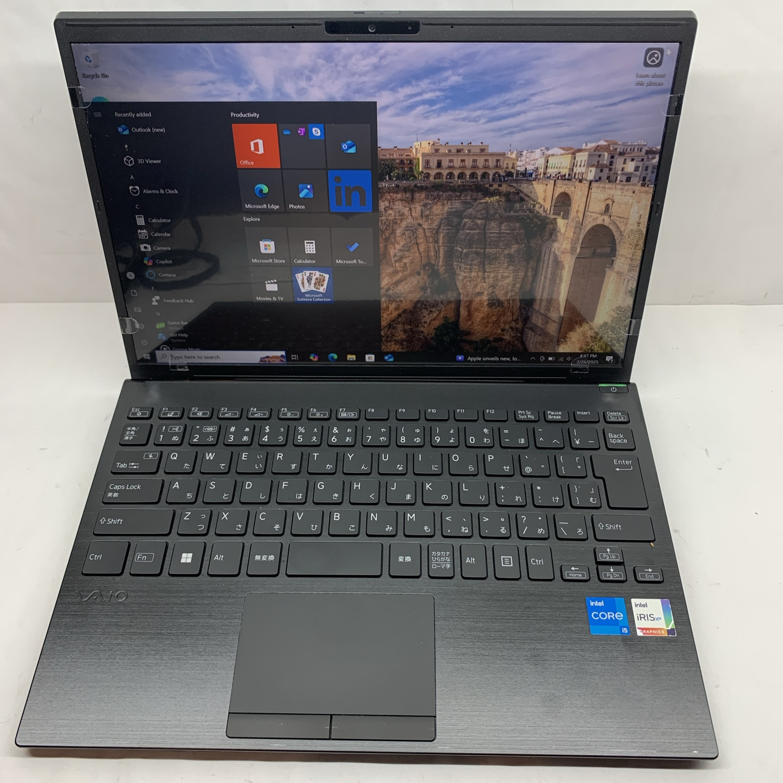 SONY VAIO Pro PG Core i5 13th Gen i5-1334U 16GB RAM 256GB SSD Win10 Iris Xe FHD