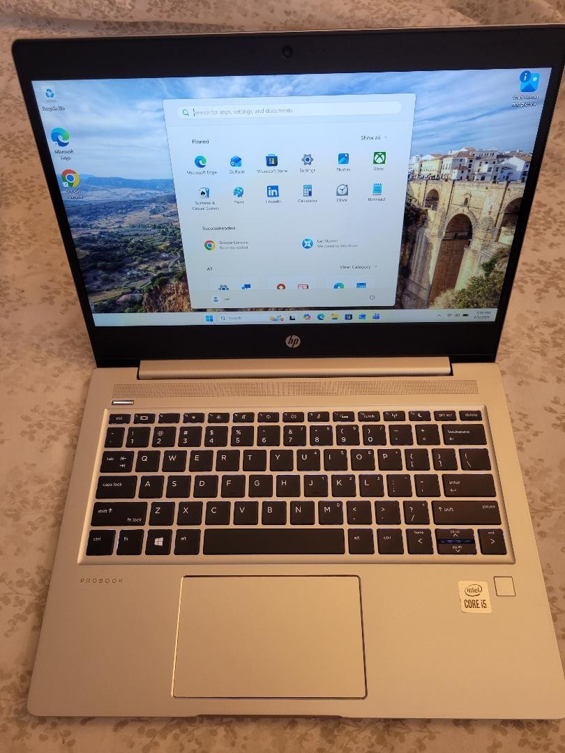 HP ProBook 430 G7 13.3″ i5-10210U 1.6GHz 16GB Ram 500 SSD Win 11 Pro