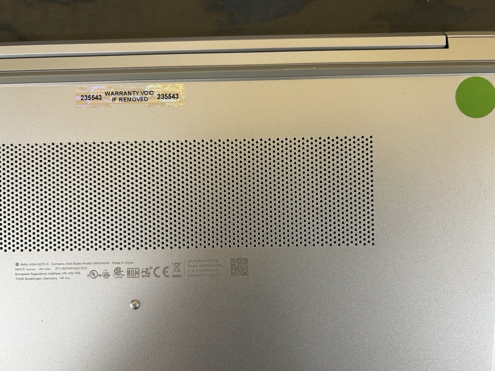 HP ProBook 450 G8 14” FHD i5-1135G7 2.4GHz 8GB RAM 256GB NVMe W11Pro Office 16