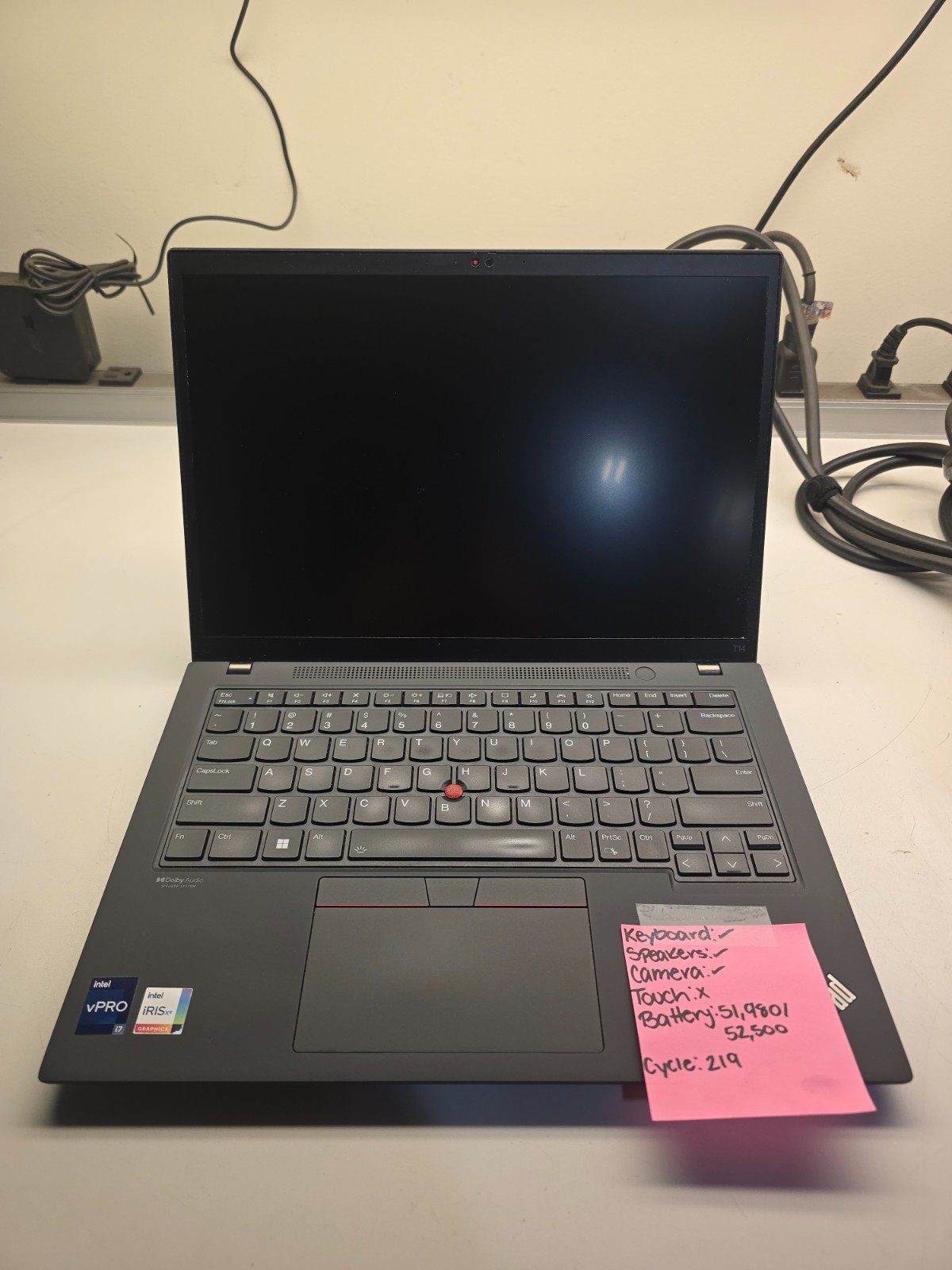 Lenovo ThinkPad T14 Gen 3 14″ 2.2K, Core i7-1270P, 16GB, 512GB NVMe, Win 11 Pro