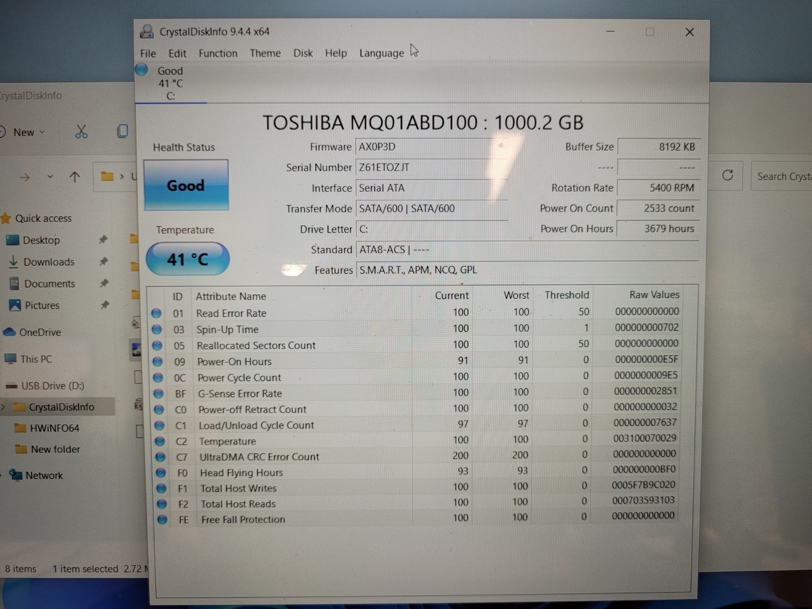 Dell inspiron 5567 15.6″ i5-7200u 2.5ghz 8gb ram 1tb hdd w11p READ 2J5WVF2