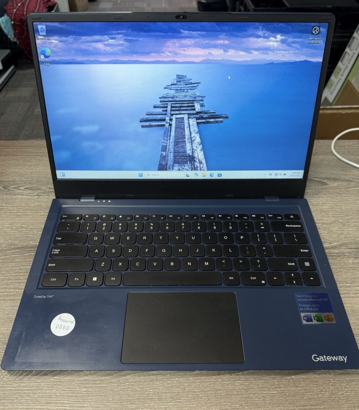 Gateway GWNC21524-BL 15.6″ HD Celeron N4020 1.1GHz Intel AS IS NEEDS REPAIR (G1)