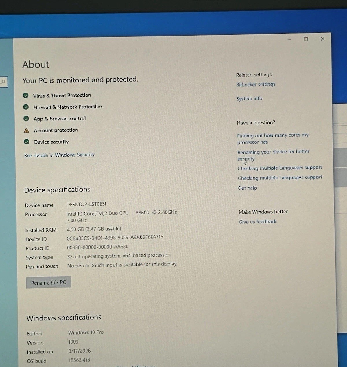 Sony PCG-3F1L VGN-FW300/355J 16.4″Intel Core 2Duo P8600 2.4GHz 4GB Ram-250GB HDD