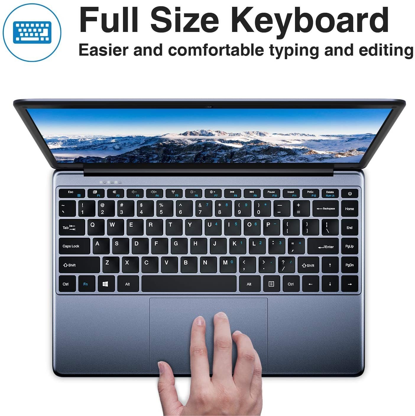 CHUWI – 14.1″ Laptop – Intel Celeron 2.8GH- 8GB Memory – 256GB SSD – HDMI Silver