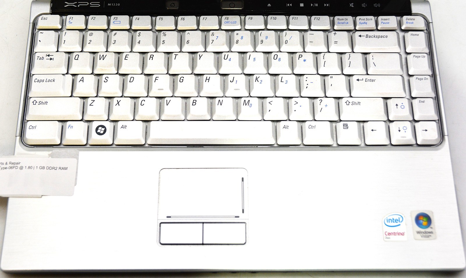 Dell XPS M1330 Core2 Duo-06FD NO OS/NO STORAGE/NO BOOT *PARTS/REPAIR/READ*