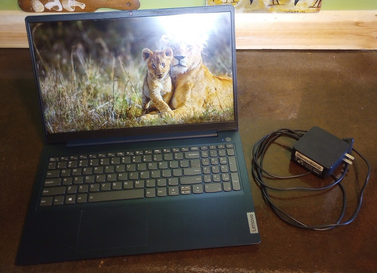 Lenovo Ideapad 3 15ABA7 with original charger, 12GB RAM, AMD Ryzen 5, 500GB
