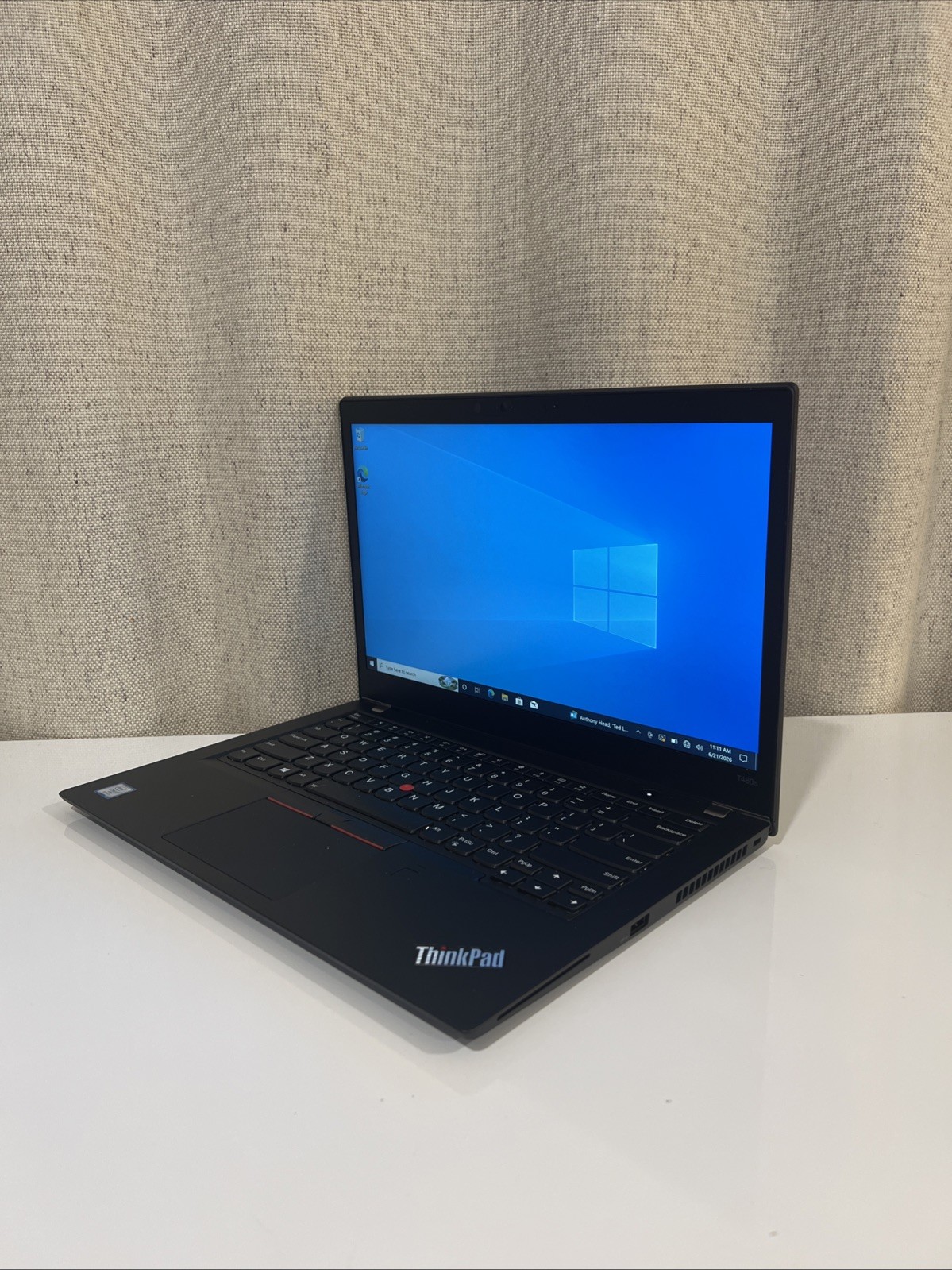 Lenovo T480s i7/16GB/256gb laptop – Charger Included – Good For School/Work