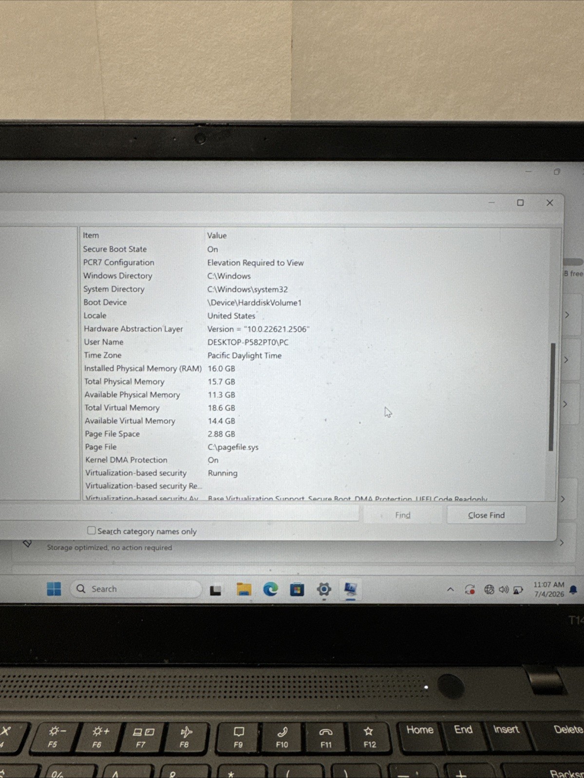 Lenovo ThinkPad T14s Gen 2 Black FHD i5-1145G7 2.60GHz 16GB 512GB SSD Excellent