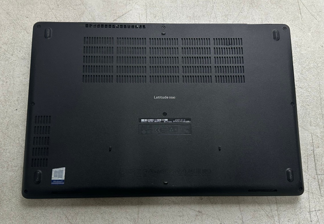 Dell Latitude 5590 15.6 FHD (i5-8250U @1.60, 8GB RAM, Boot To Bio) NO HD/ADAPTER