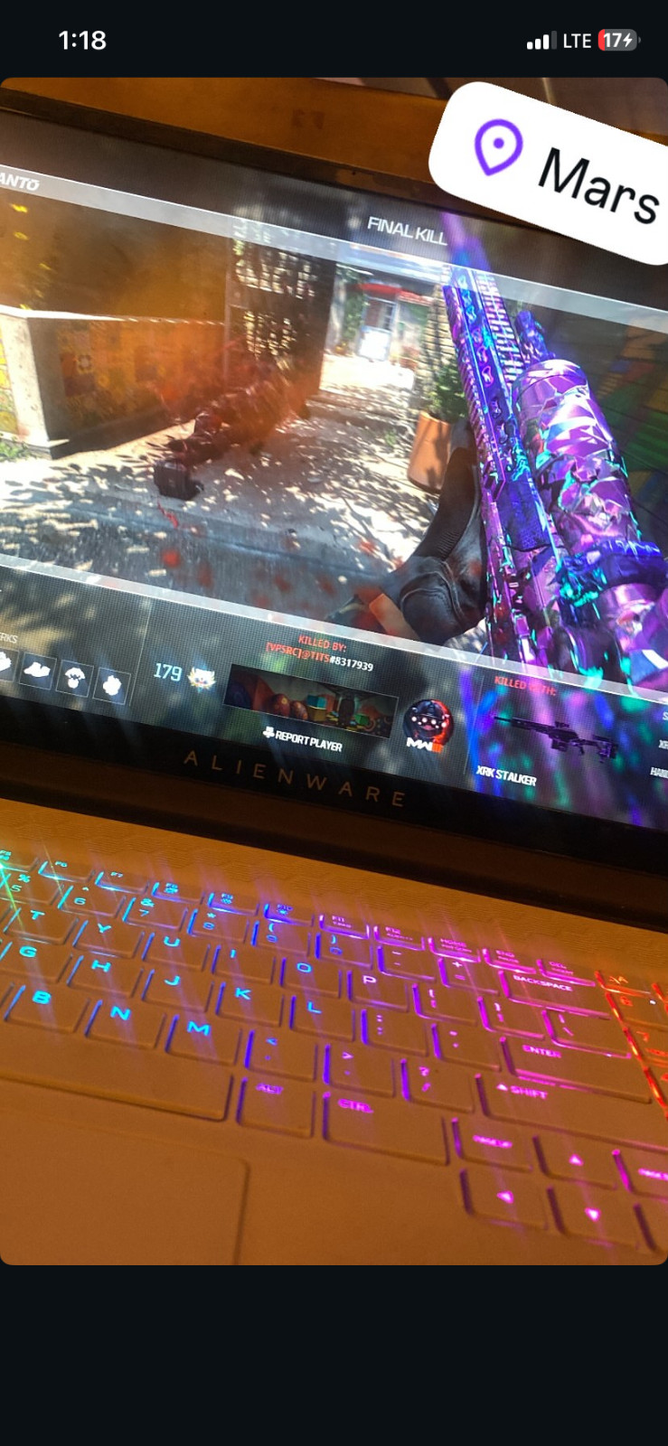 Alienware M17 R4 17.3 inch (256GB, Intel Core i7 10th Gen., 5.00 GHz, 16GB)…