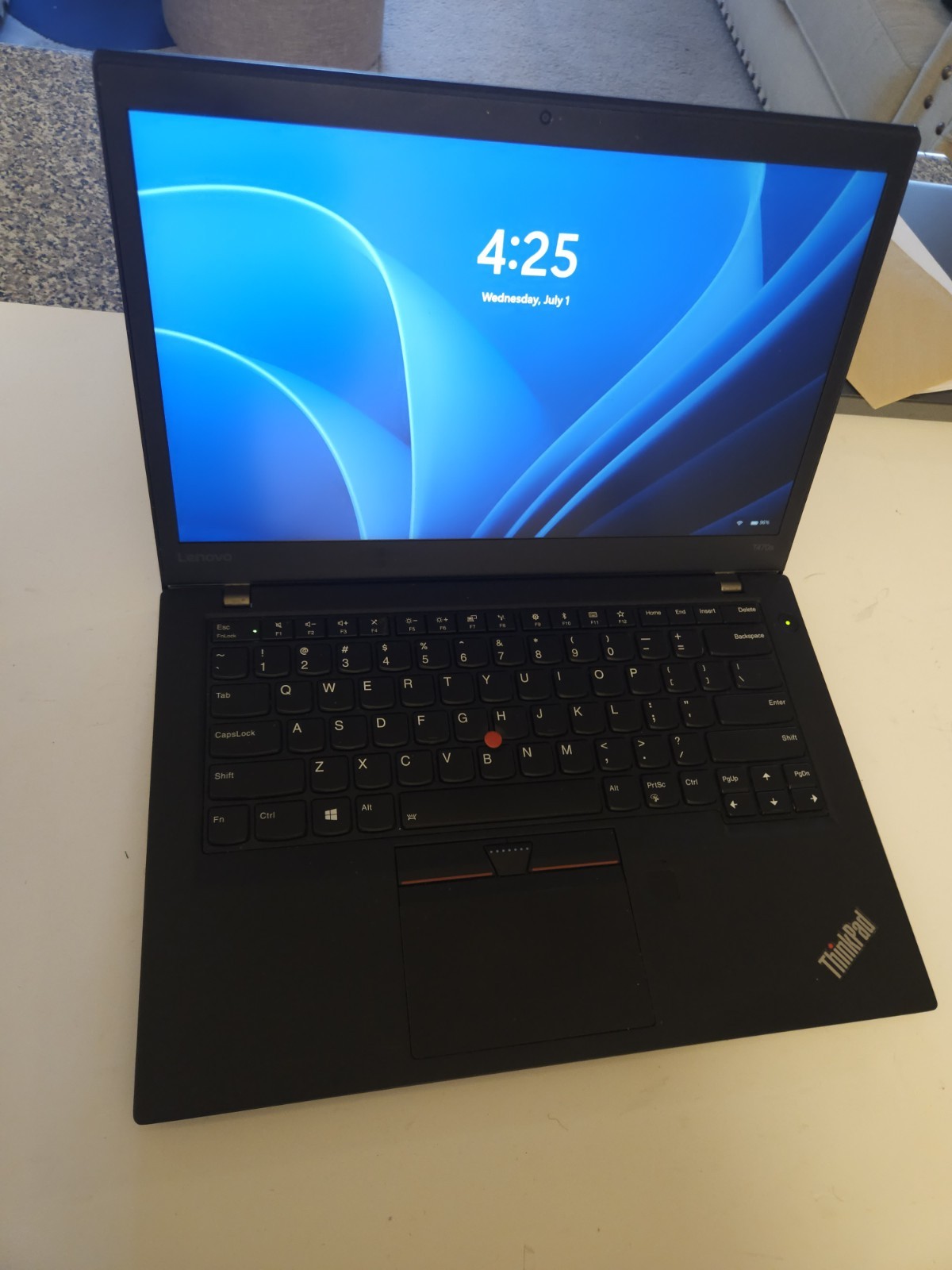Lenovo ThinkPad T470s i7 4gb Ram 2.6ghz 256gb NVMe SSD Drive Win 11Pro