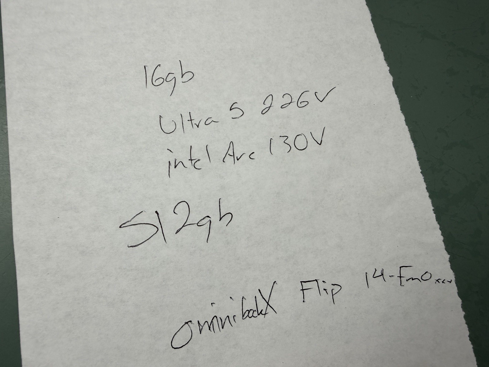 HP OmniBook X 14-FM0013DX 14″ Core™ Ultra 5 226V 2.10 16GB RAM 512GB SSD