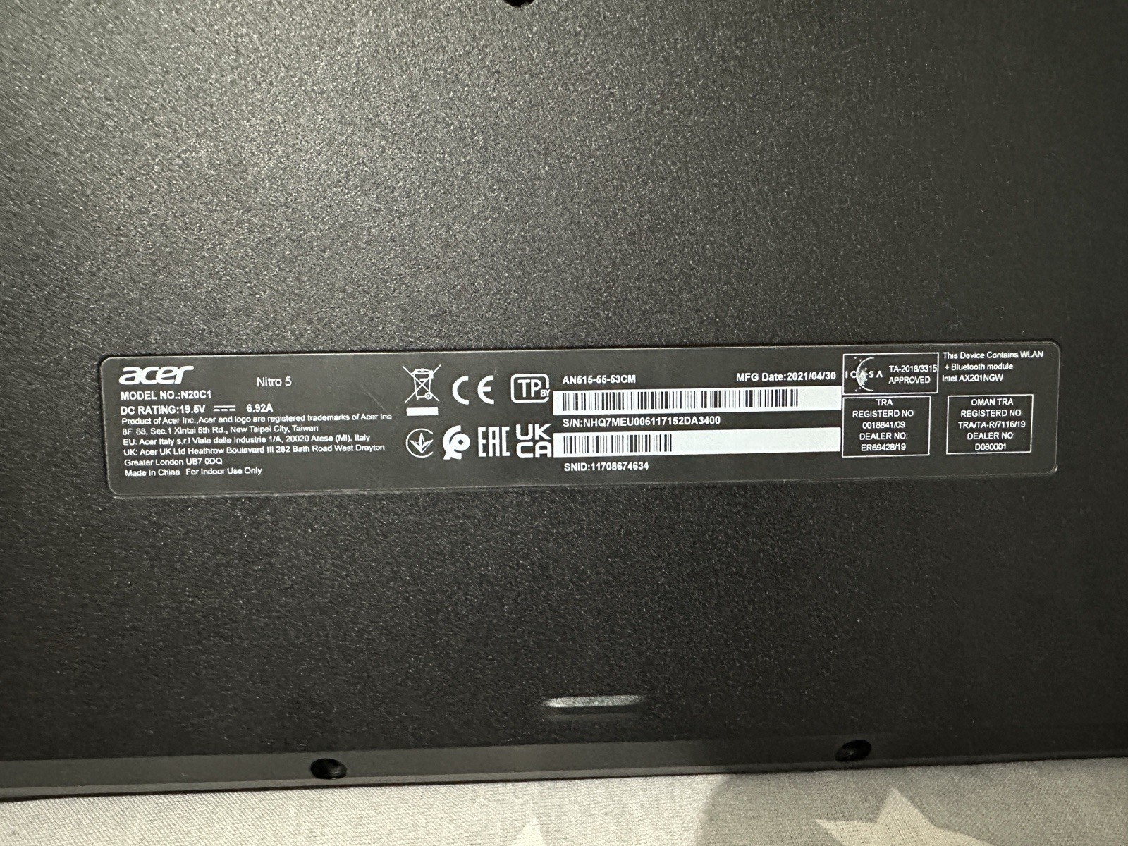 Acer Nitro AN 515-55
