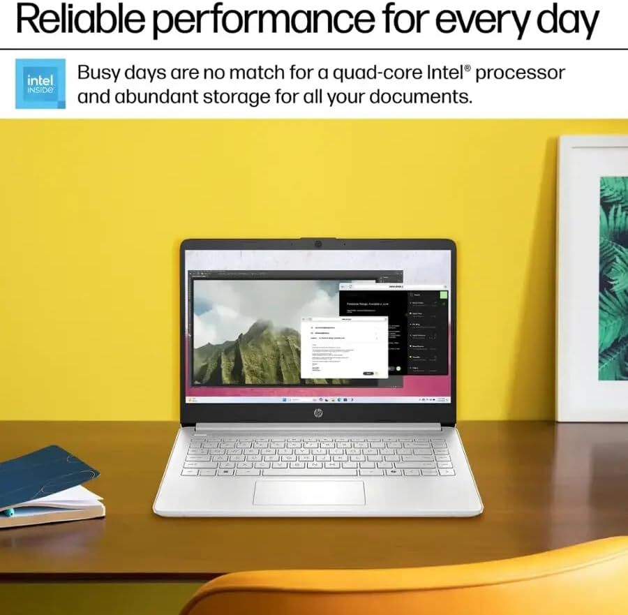 HP Student Business 14 in Laptop, Intel N150,UpTo 16GB RAM,384GB Storage+W11pro