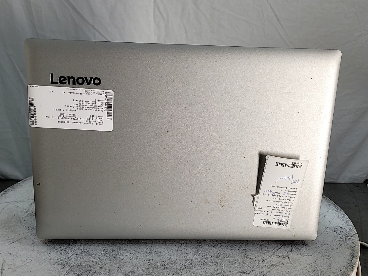 LENOVO 80XS IdeaPad 320-15ABR Laptop AMD A12-9720P 8GB 250GB SEE NOTES