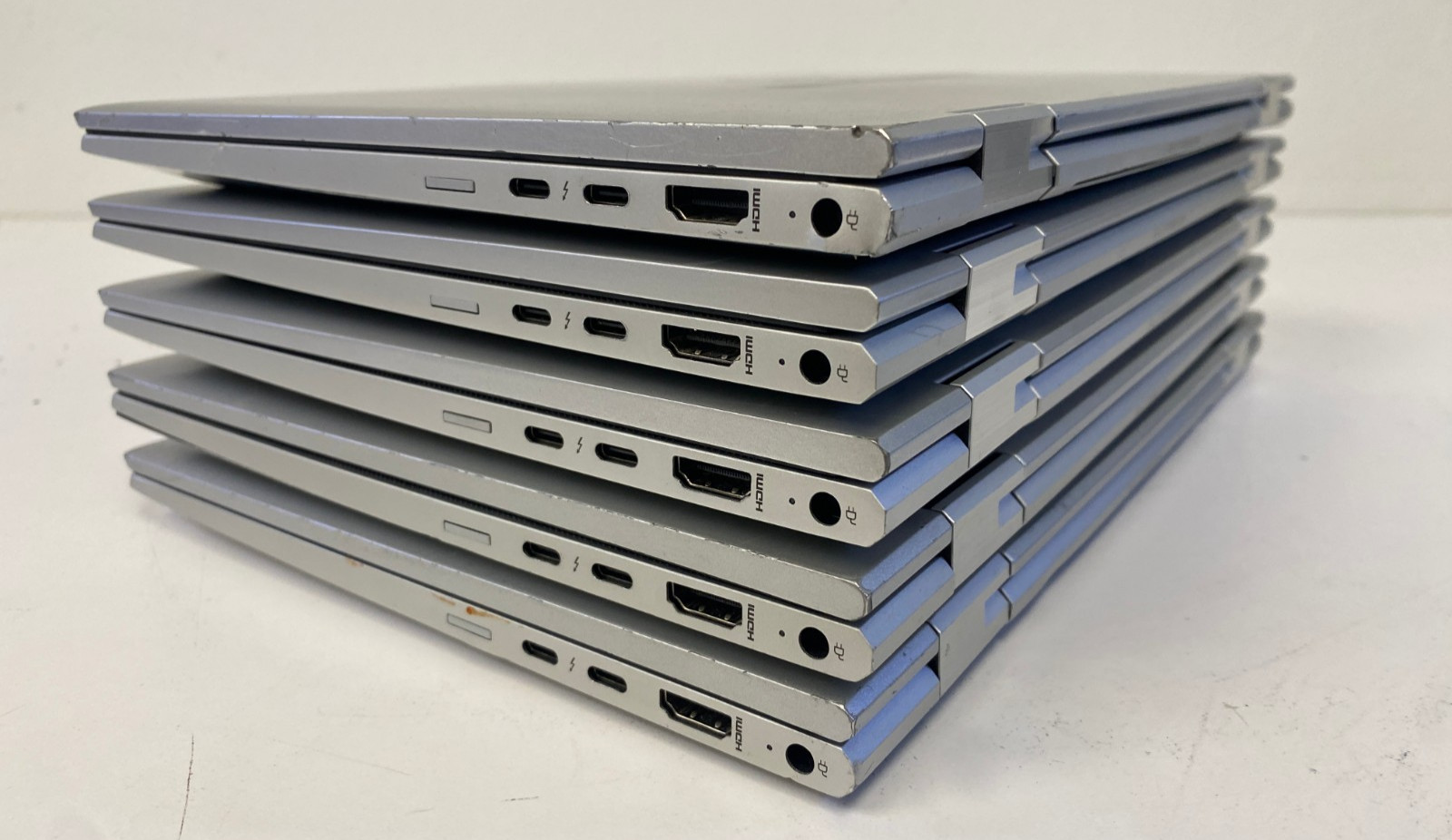 Lot of 5) HP EliteBook X360 830 G7 i7-10810u @ 1.10 GHz 16GB RAM NO SSD/OS/AC