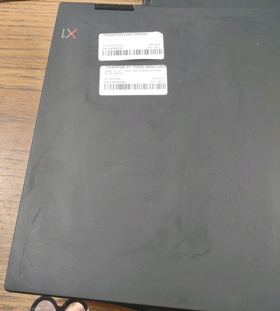 Lenovo ThinkPad x1 yoga 14″ W/ i5-8350U 1.7ghz, 16GB, 256GB, TOUCH, STYLUS.