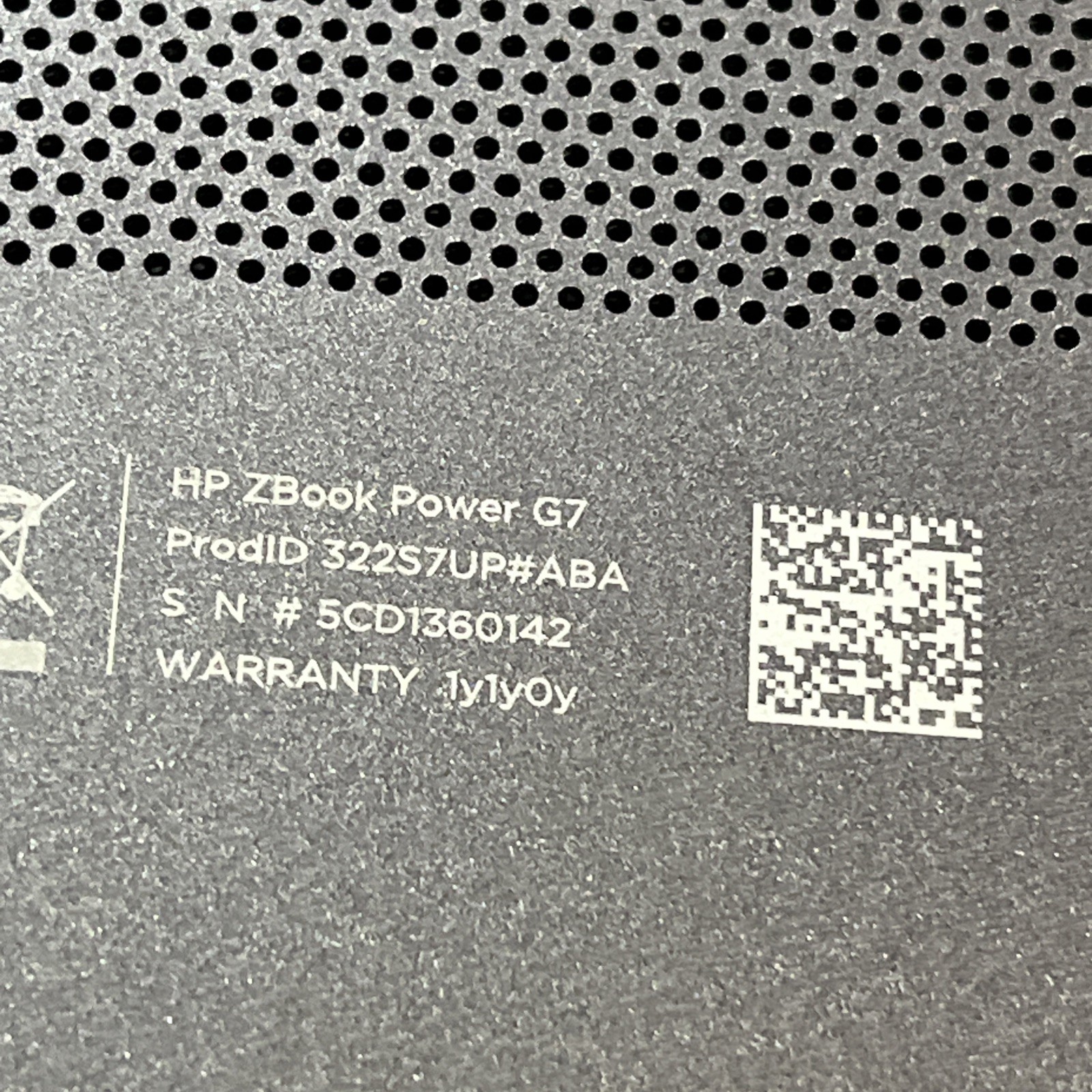 HP ZBOOK POWER G7 MOBILE WORKSTATION I7-10850H 2.70GHZ 8GB RAM NO HD