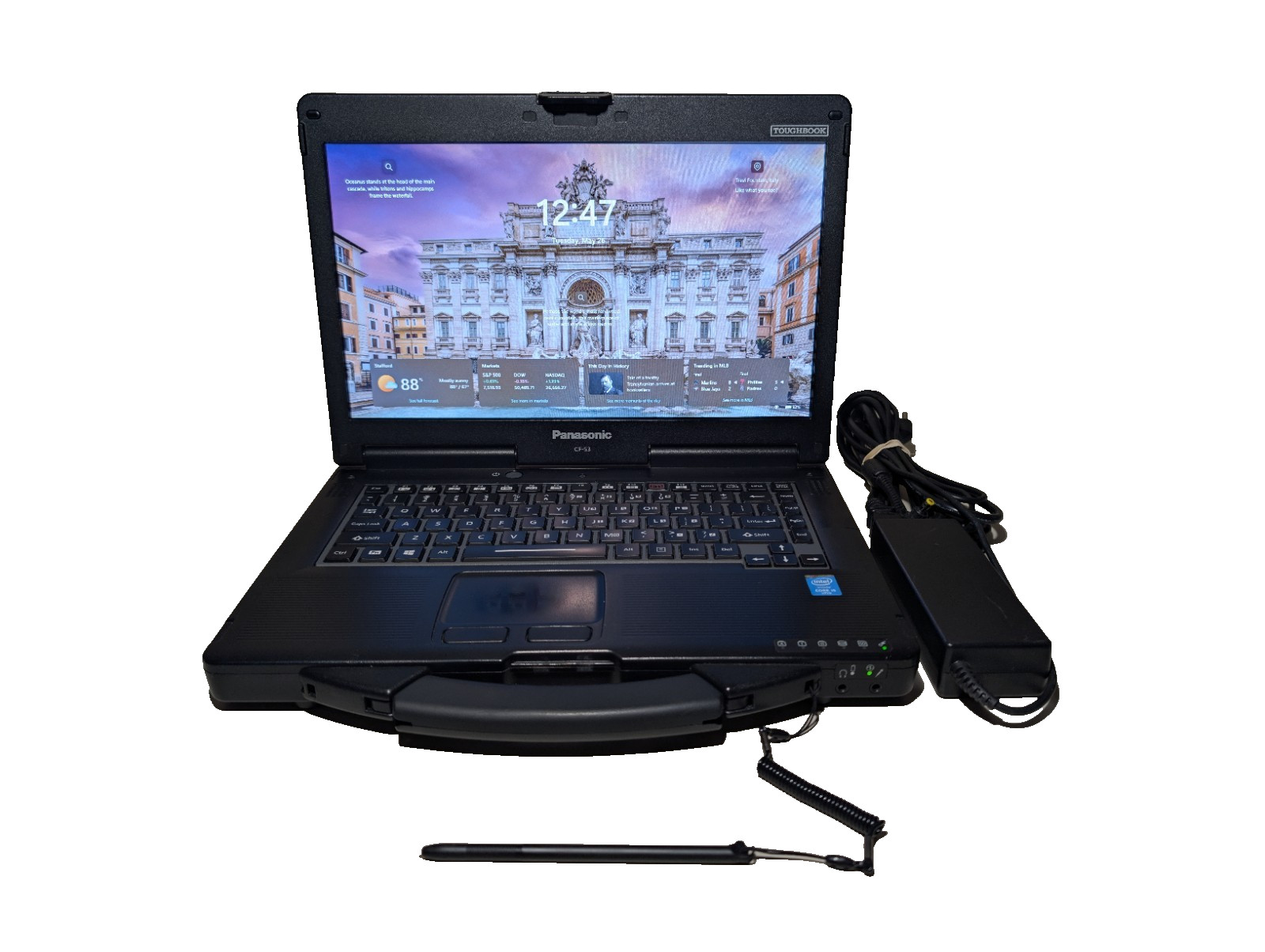 PANASONIC TOUGHBOOK CF 53 | i5-4310U 16GB RAM 256GB SSD | HD Backlit DVD Stylus