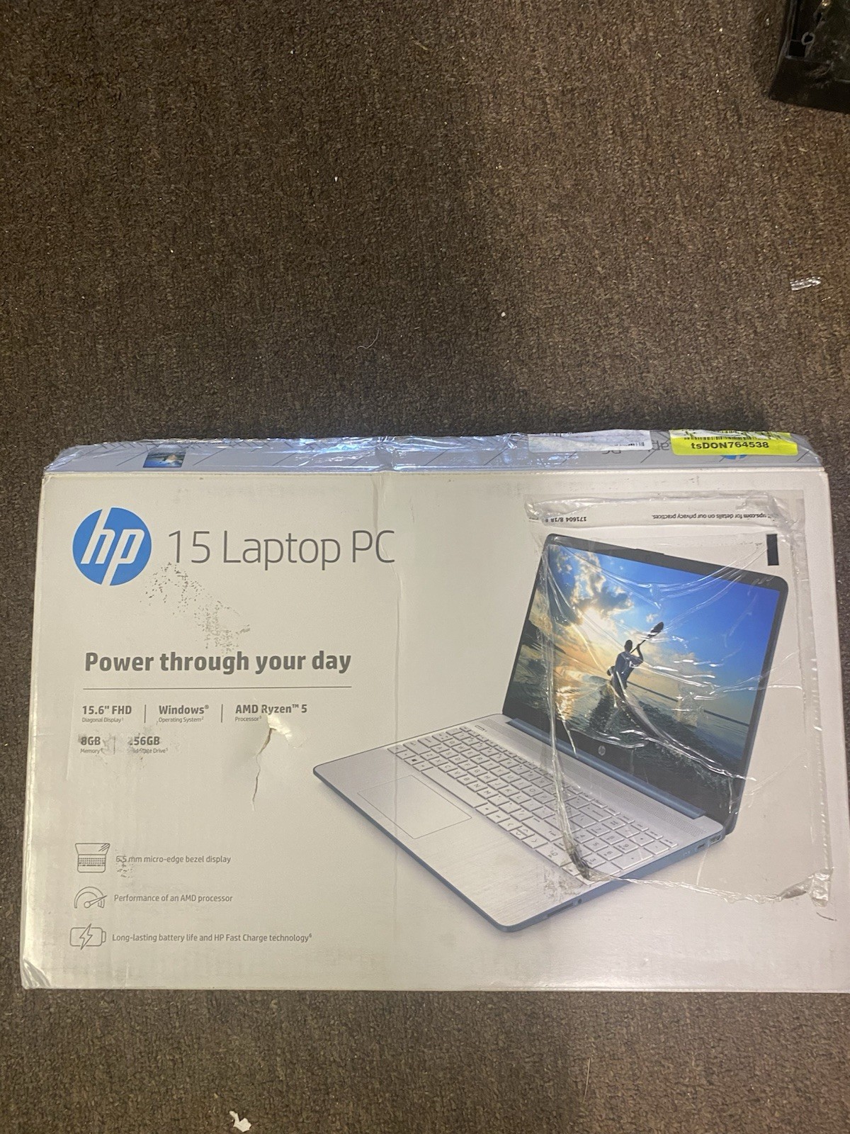 HP 15.6″ FHD AMD Ryzen 5 5500U 8GB RAM 256GB NVMe SSD WIN11 BLUE 15-ef2126wm