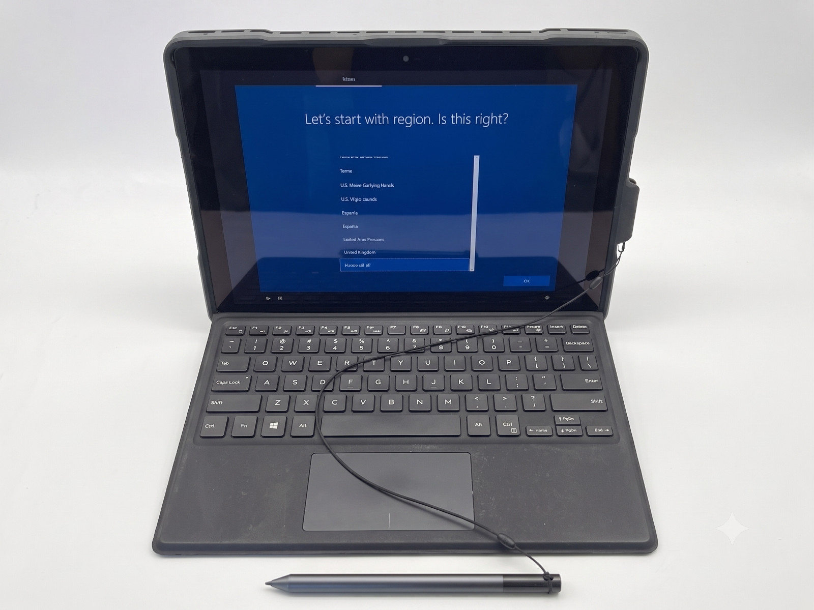 Dell Latitude Tablet 5285 i5-7300U/256GB SSD 8GBRAM Win11 Pro with Targus case