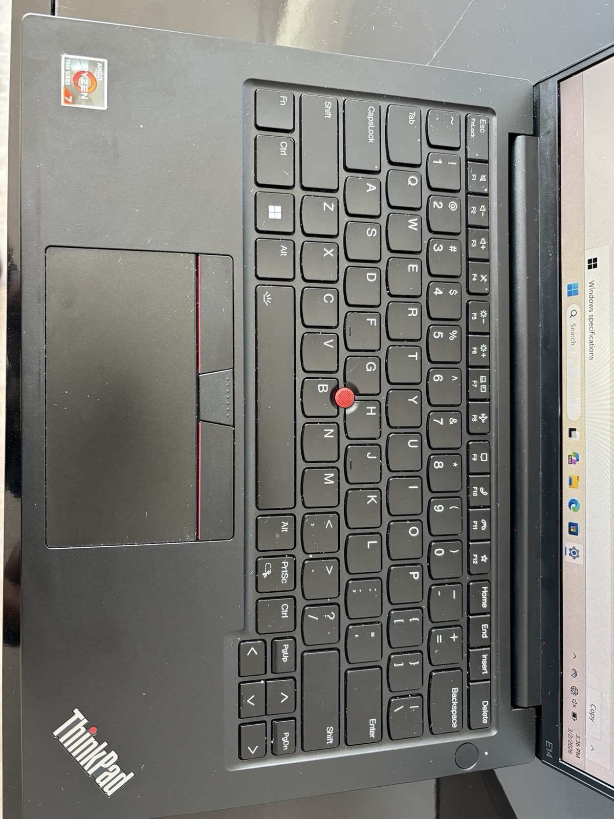Lot Of 3 Lenovo ThinkPad E14 14″/ AMD Ryzen 7- 7735U/ 16 GB RAM /512 GB