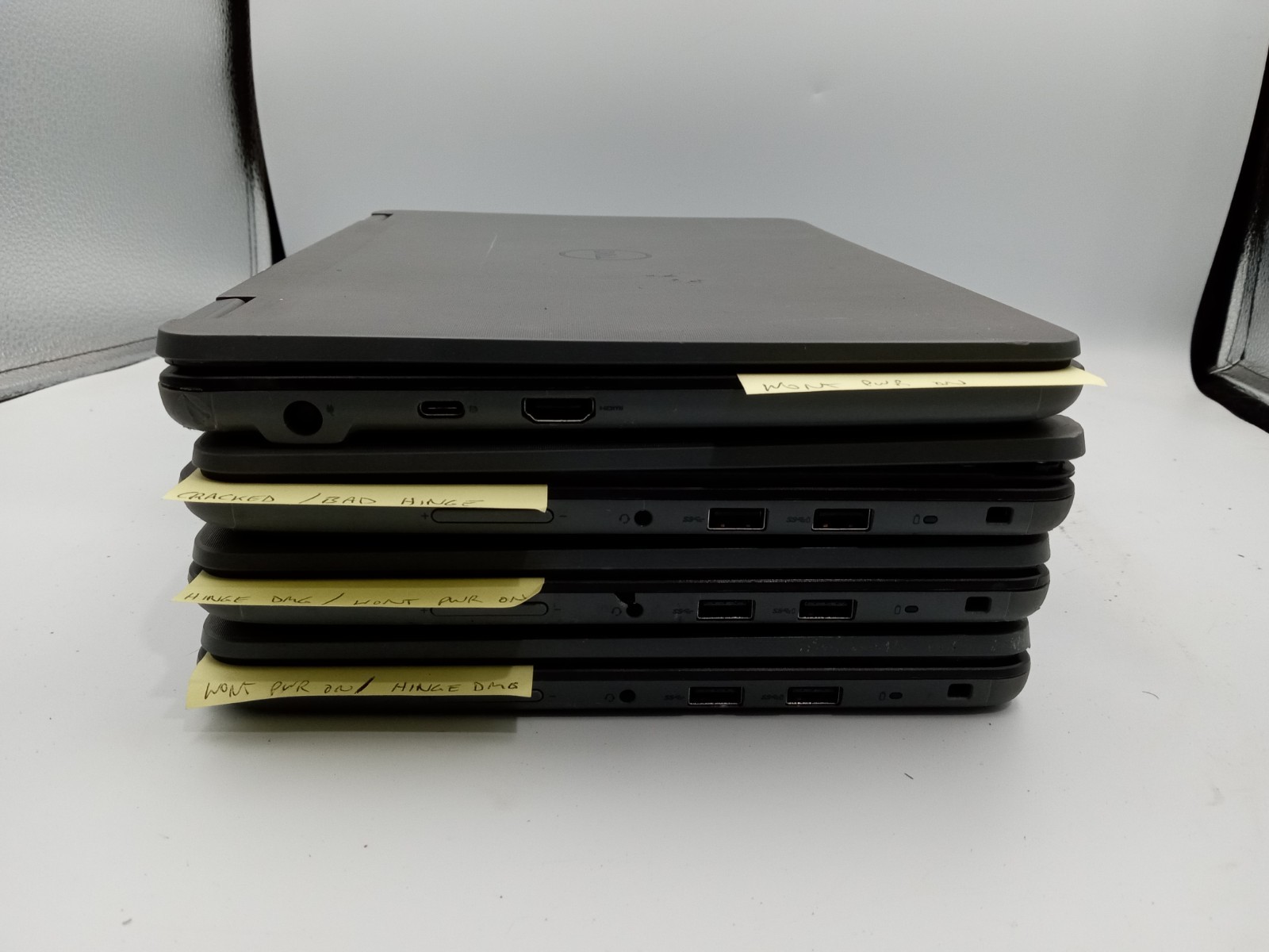 Lot of 4 – Dell Latitude 3120 11″ 2in1 Laptop Intel Pentium – PARTS /REPAIR -RR