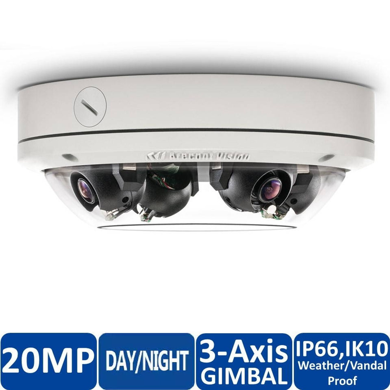 Arecont Vision AV20275DN-08 Surround Video Omni G2 – 20MP – Remote Focus -R