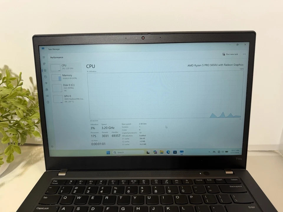 Lenovo ThinkPad T14s Gen 2a Ryzen 5 Pro 5650U 8GB/512GB SSD Windows 11 Pro