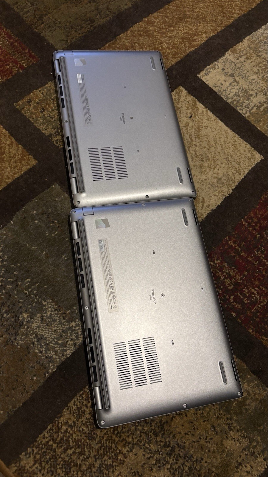 Two Dell Precision 3480 14″ i5-1350P 16GB 512GB SSD Win11 Iris Xe Silver