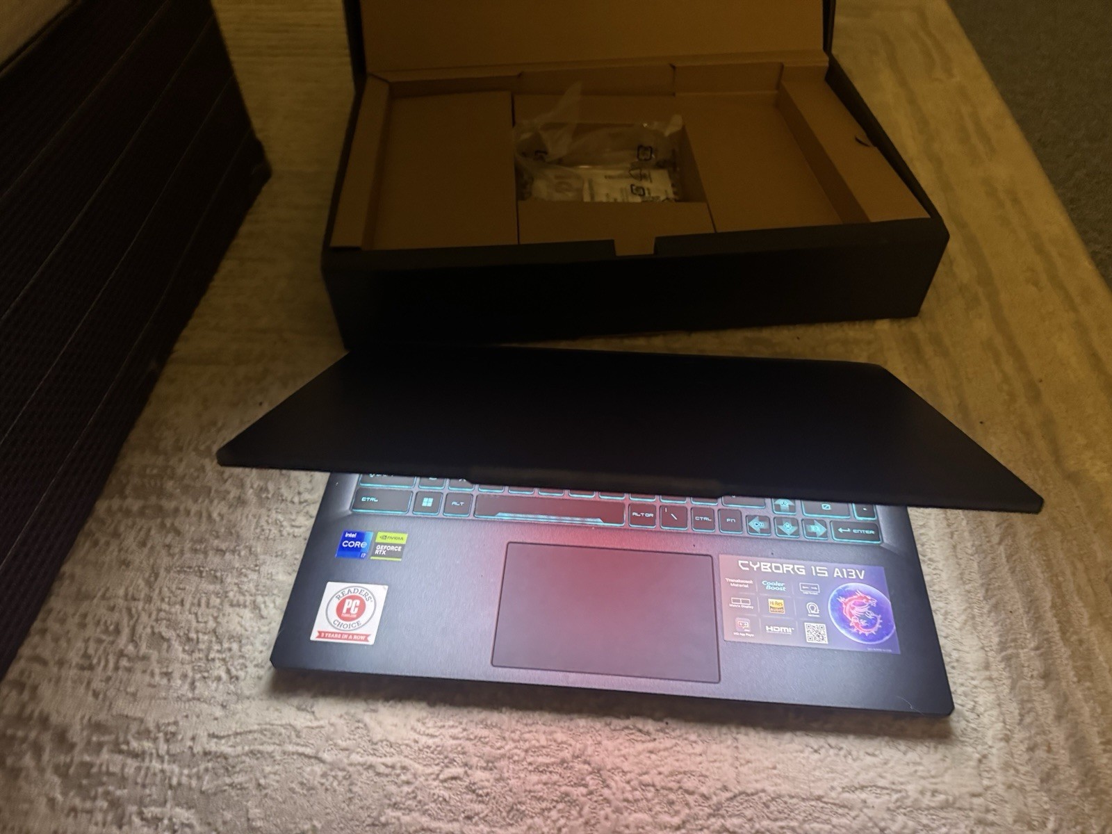 MSI Cyborg 15.6 in (512GB SSD, Intel Core i7 13th, 16 GB) Laptop