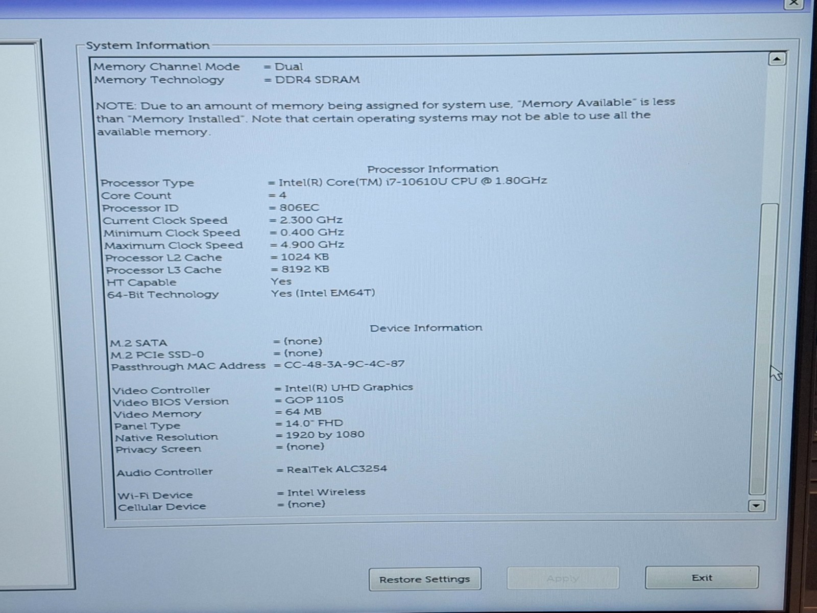 Lot of 3 Dell Latitude 7410 14″ FHD Touchscreen Intel Core i7-10610U 16GB No SSD
