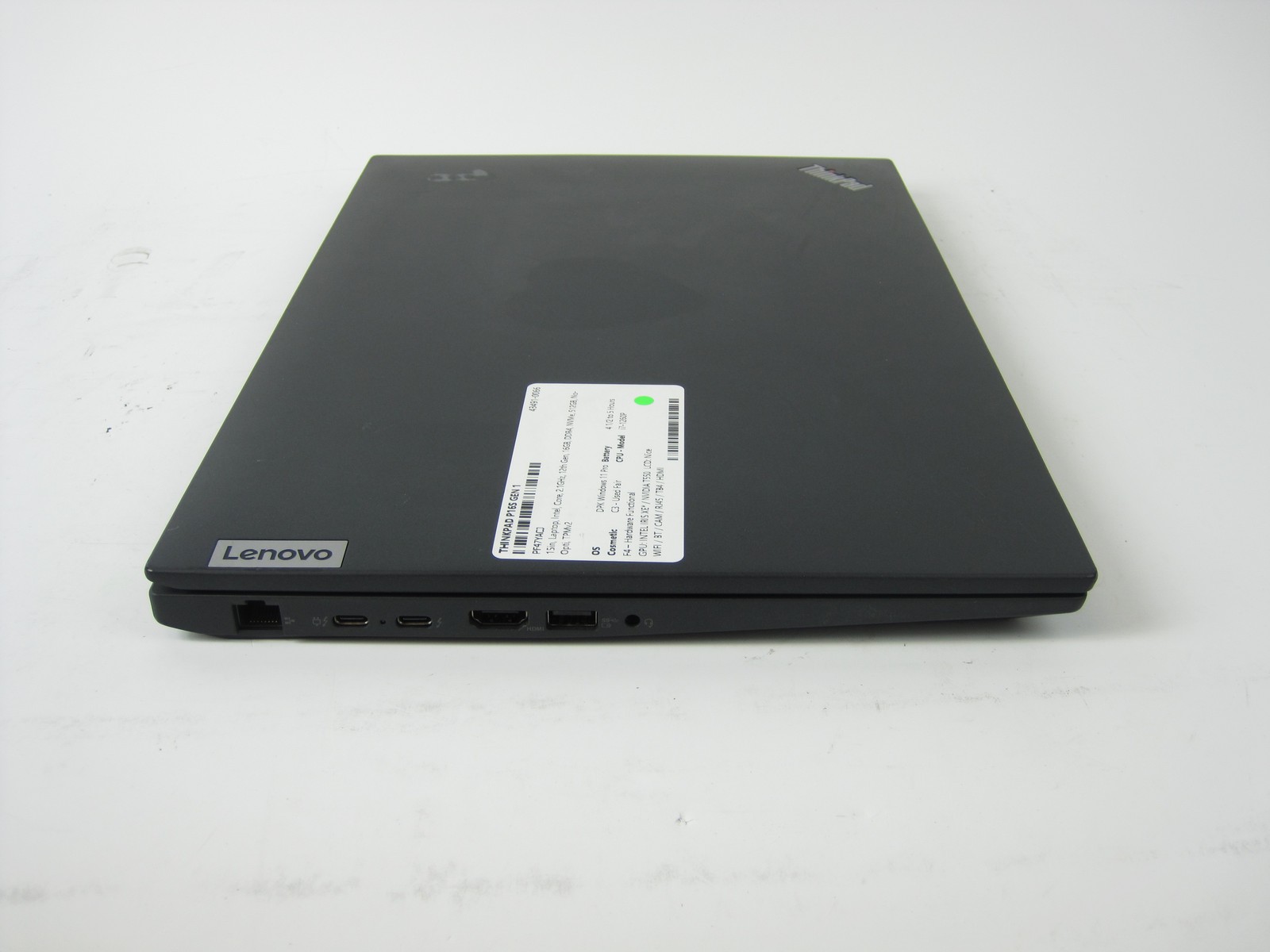 Lenovo ThinkPad P16s Gen 1 15″ 16GB DDR4 i7-1260P 2.1GHz 512GB NVMe Win11Pro