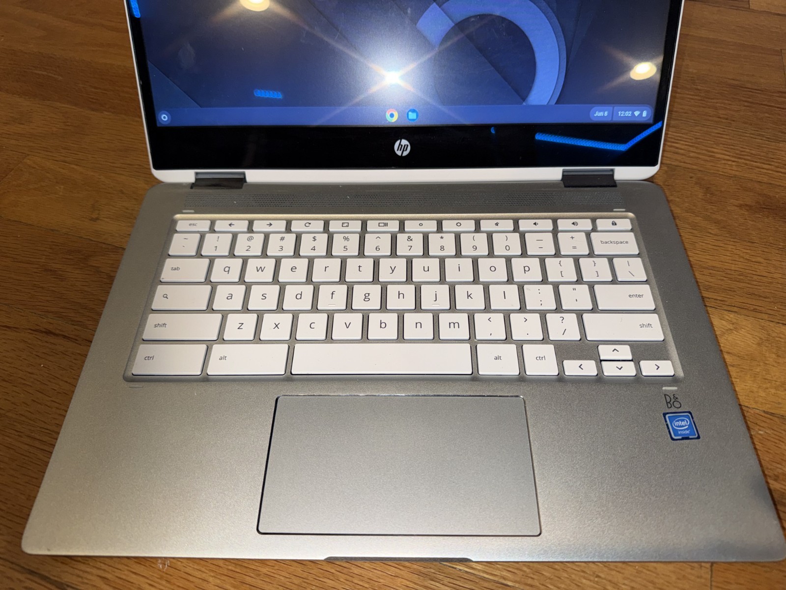 HP Chromebook Laptop IntelWhite ChromeOS WiFi Webcam