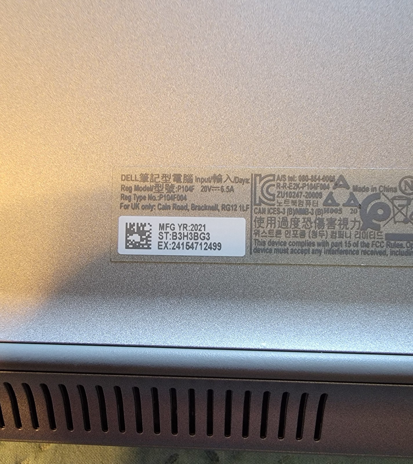 Dell 3561 15.6″ Intel i7-11850H 2.50 GHz 32GBRam 500GB SSD Nvidia T1200GPU Win11