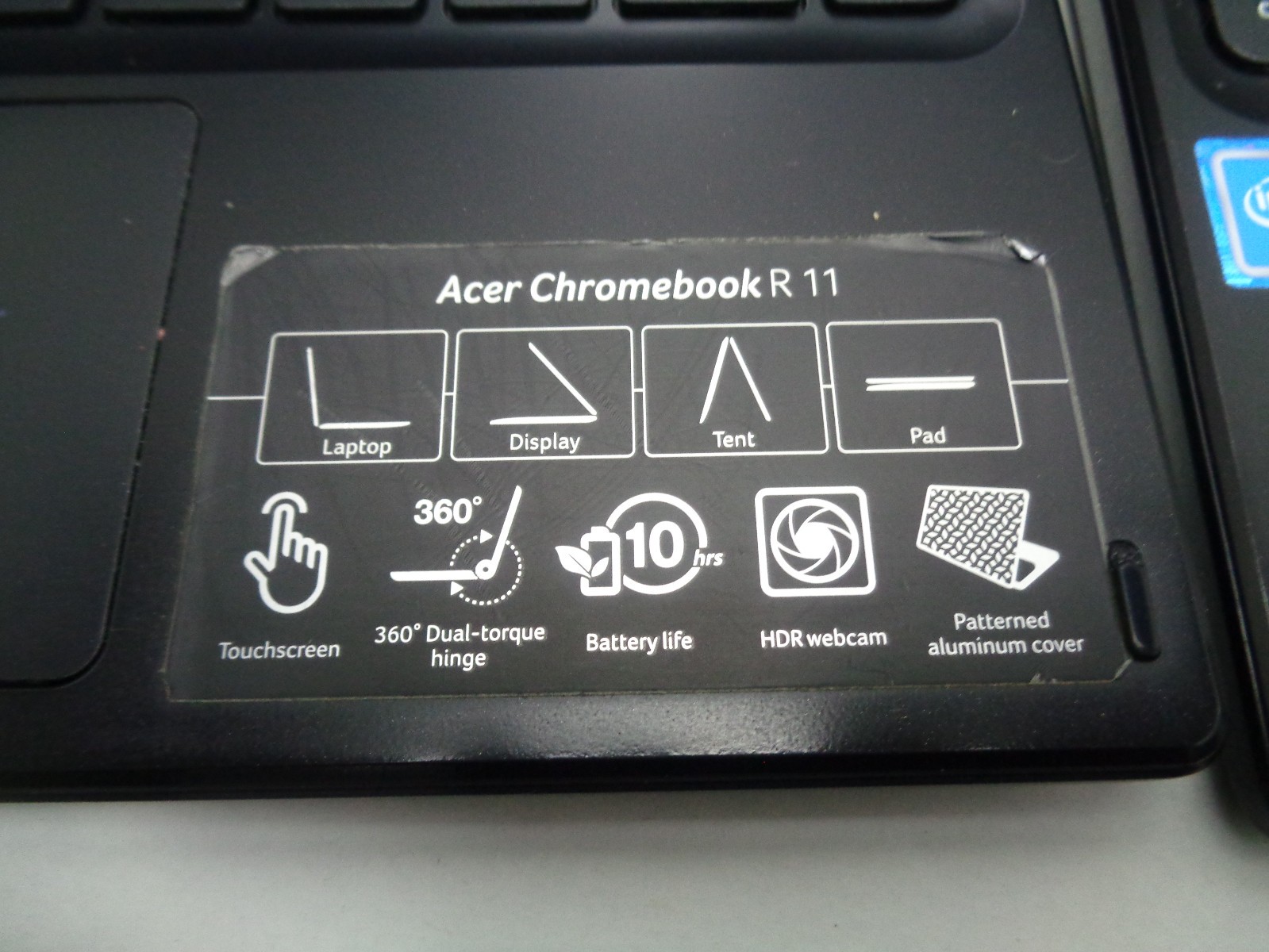 Lot of 3 Acer R11 C738T 2-in-1 Chromebook Laptop Tablet Touchscreen with Charger
