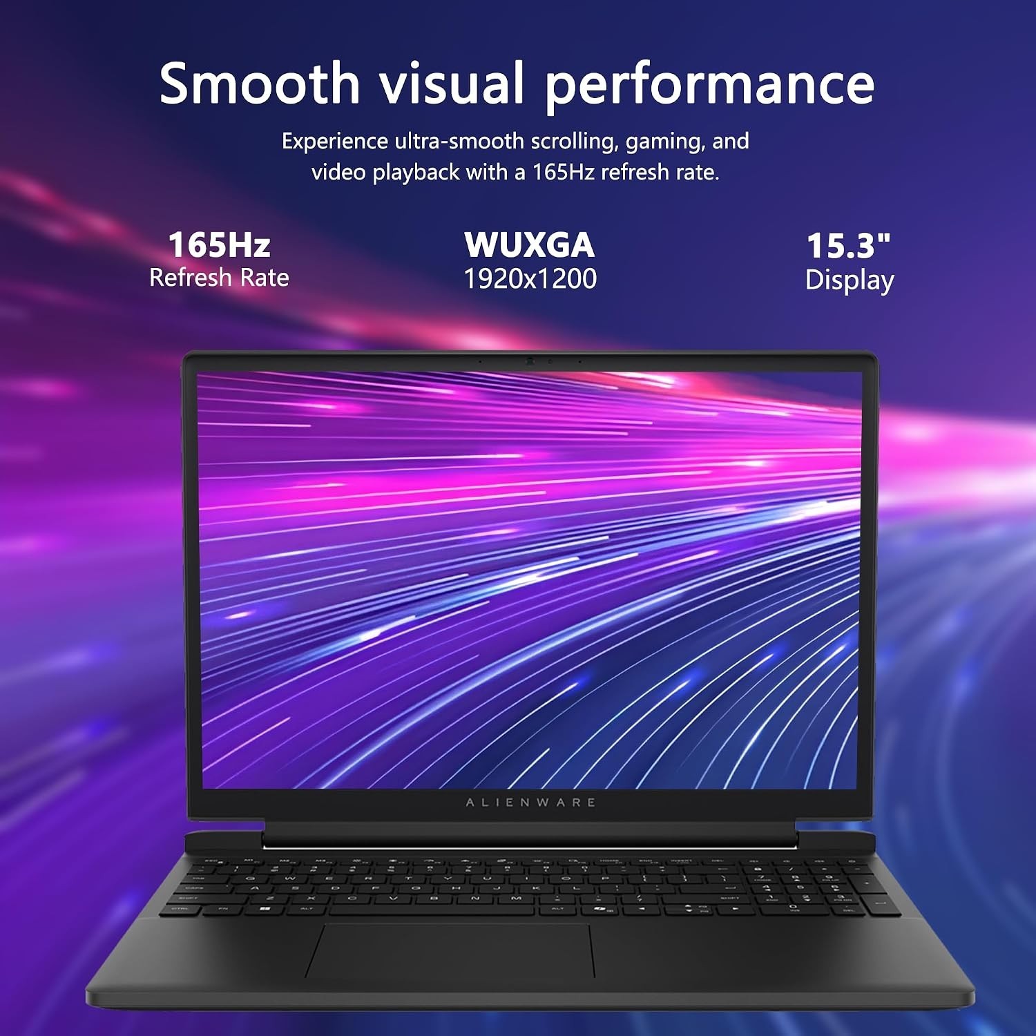 Alienware 15.3″ WUXGA 165Hz Gaming Laptop AMD Ryzen 5 220 RTX 4050 64GB 2TB SSD