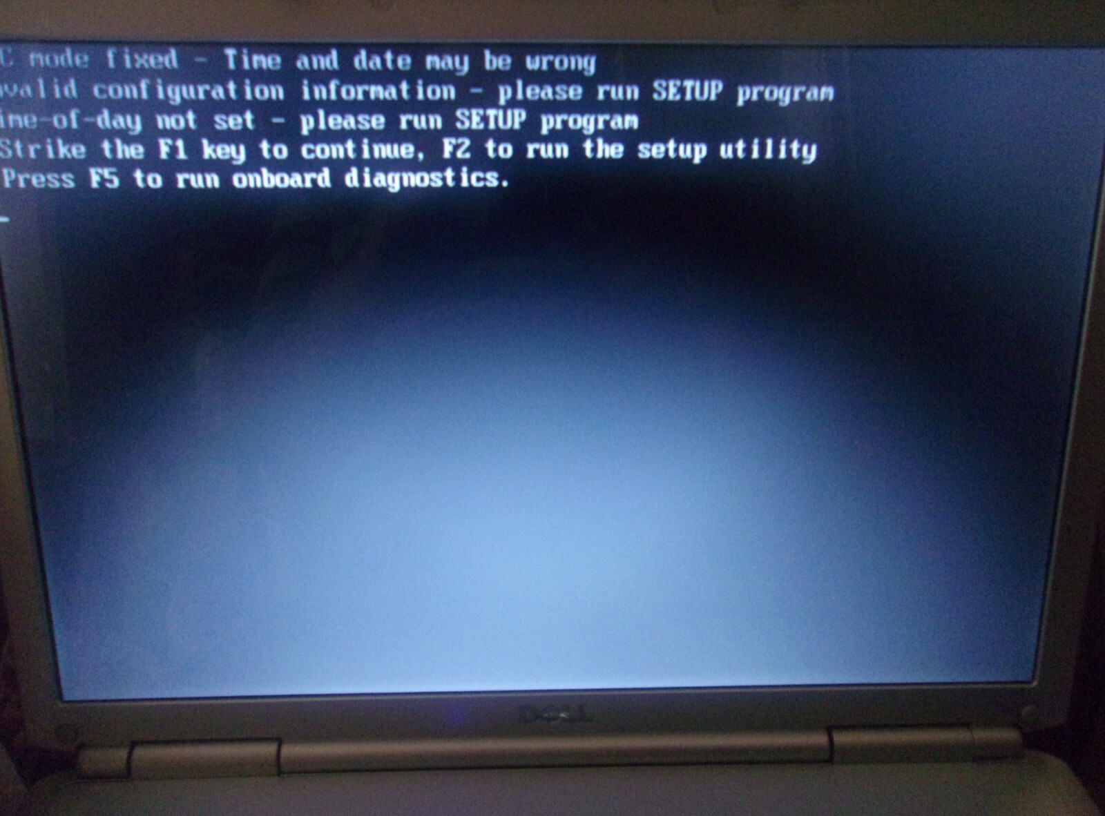 DELL INSPIRON 1720 LAPTOP WINDOWS VISTA POWERS ON NO PASSWORD NO CHARGER CORD