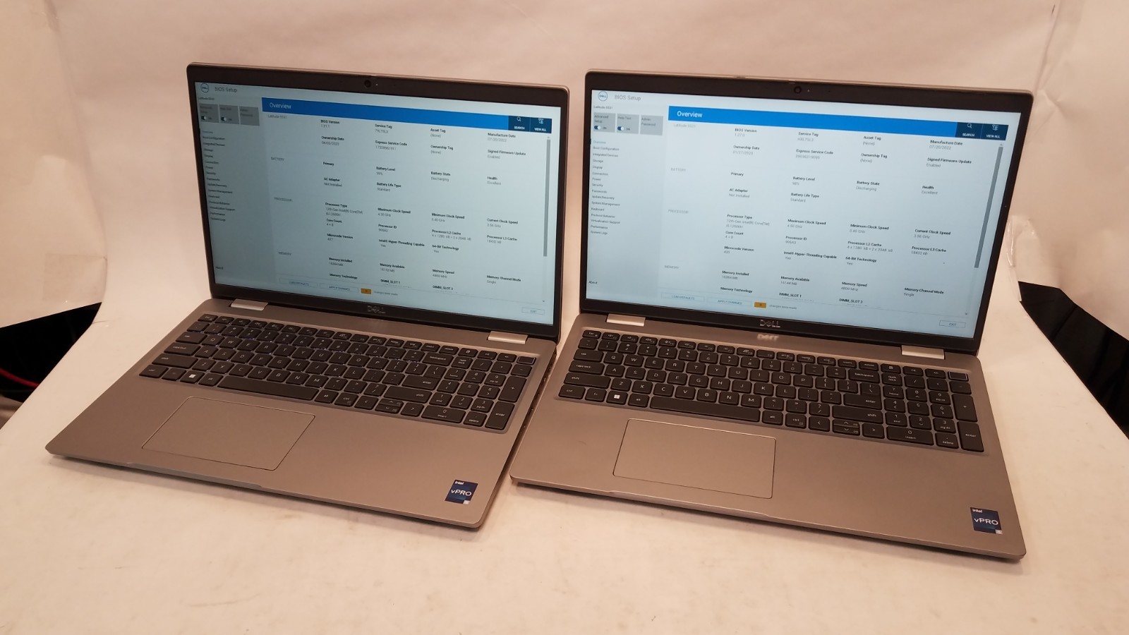 Dell Latitude 5531, 15.6″, i5-12600H CPU, 16GB RAM, 512GB NVMe, MX550, Lot of 3