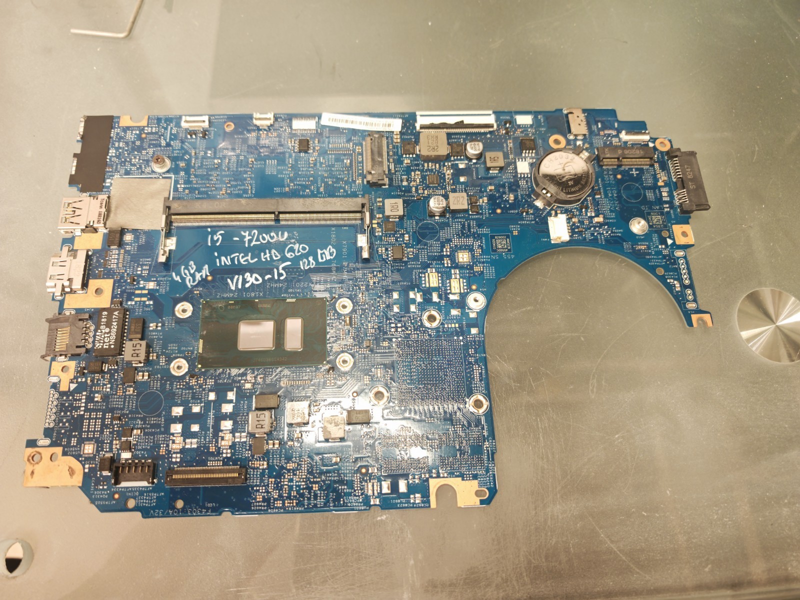 LENOVO V130-15 MOTHERBOARD 448.0DC04.003M INTEL I5-7200U NTEL HD 620 4GB RAM